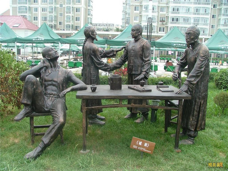 铸铜人物雕塑